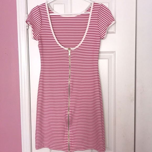 Juicy Couture Pink Striped Mini Dress 🍭 🎀 - Picture 3 of 5